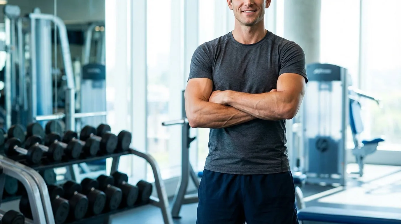 Transformation physique réussie avec musculation et récupération optimisée