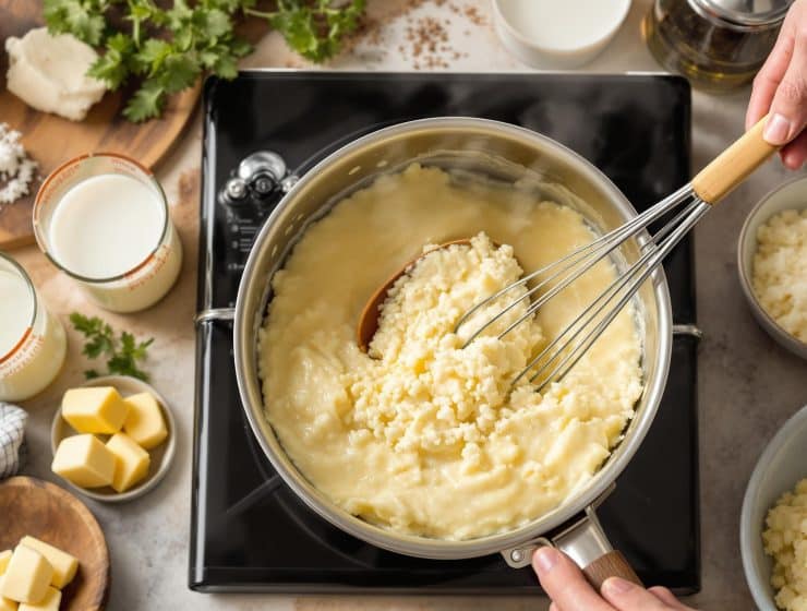 Quelle dose de lait et d'eau pour une purée Mousline parfaite ?