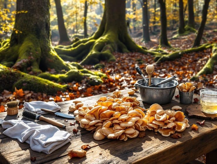 Trompettes de la mort : comment nettoyer vos champignons après la cueillette ?