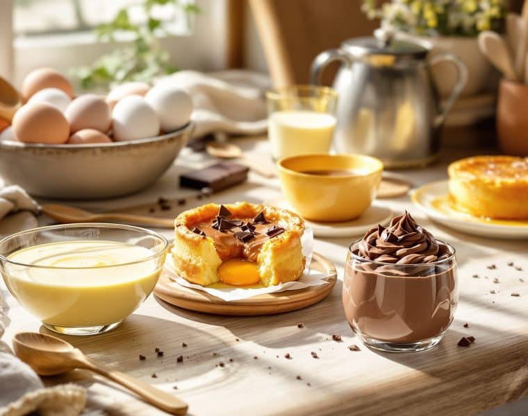 Utiliser 4 jaunes d'œufs : recettes sucrées faciles pour ne rien gaspiller