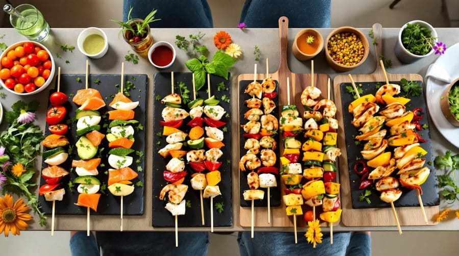 Brochettes apéro faciles à préparer la veille : recettes astucieuses pour un apéritif réussi