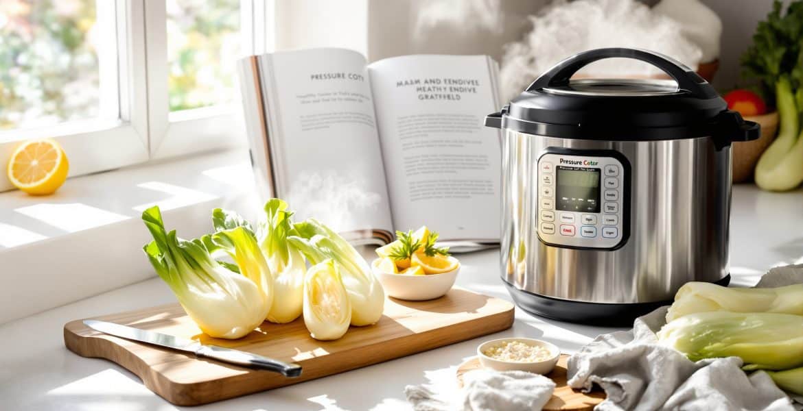 Cuire des endives à la cocotte-minute pour un plat fondant et savoureux