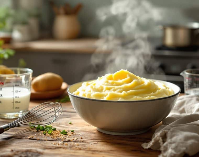 Dose parfaite de lait et d'eau pour une purée Mousline idéale : astuces et astuces de texture