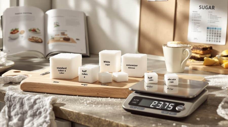 Poids d'un carré de sucre : combien pèse un morceau standard ?