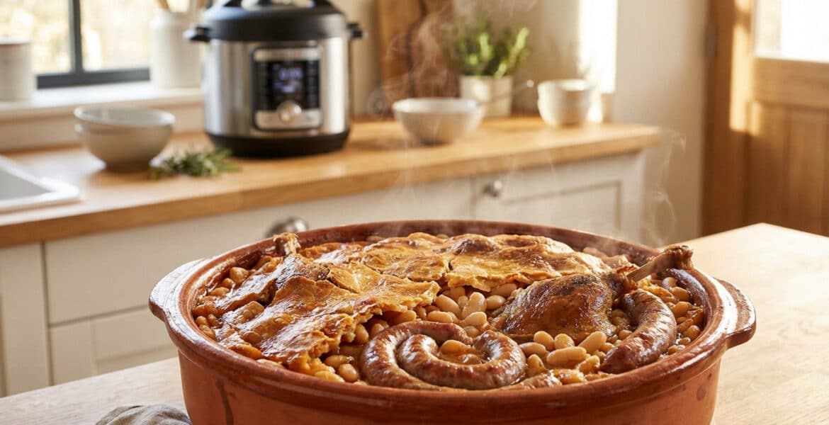 bubbling cassoulet classic dish contemporary ease
