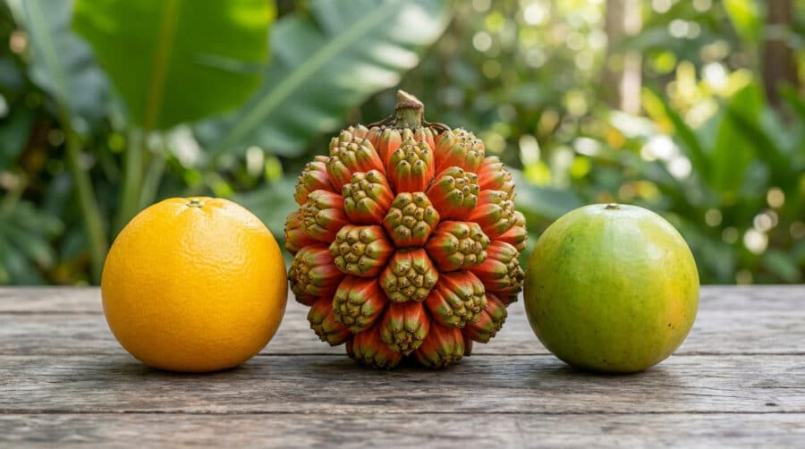 exotic fruit trio hala hassaku and huito