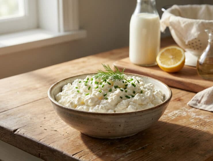 farmhouse fresh homemade cottage cheese