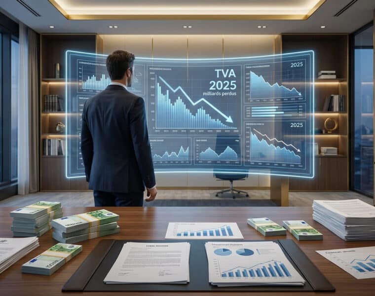 Rapport TVA Bercy 2025 sur déficit fiscal de 10 milliards d'euros