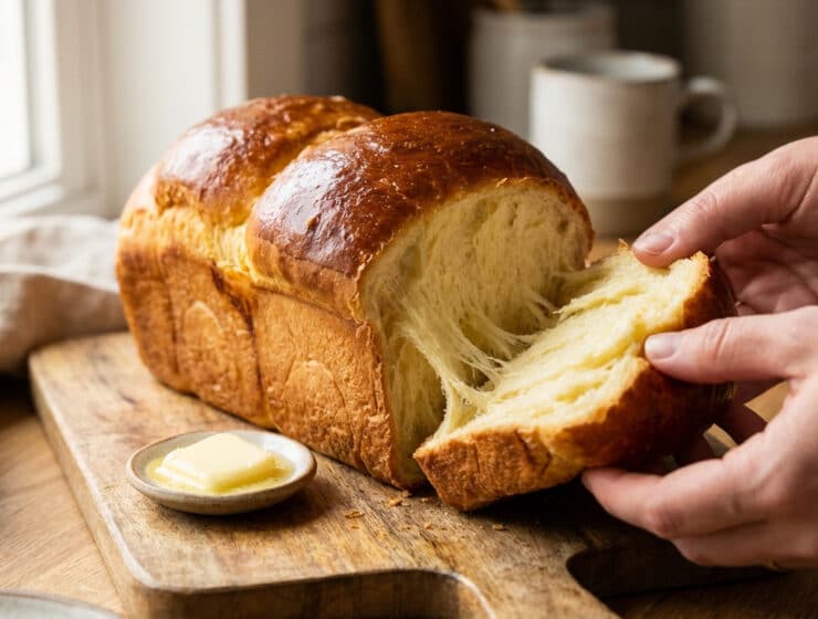 gourmet brioche soft airy and perfectly golden brown