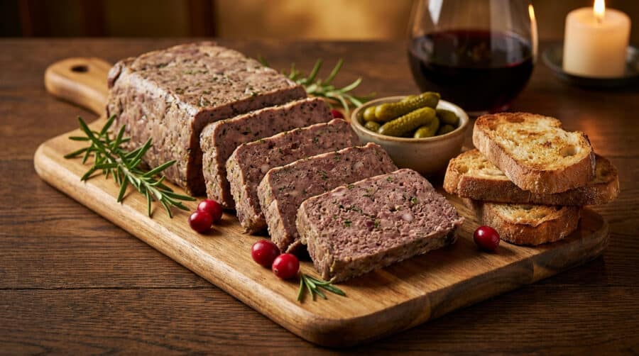 gourmet venison terrine platter