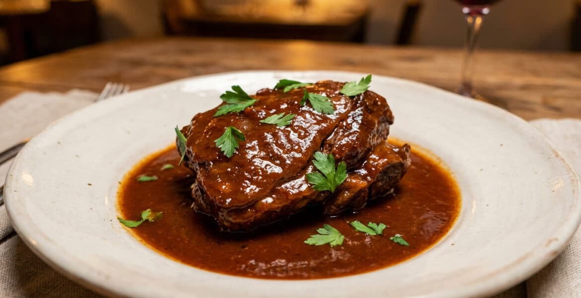 joue de porc a lespagnole