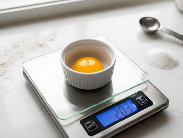 measured yolk precision in baking
