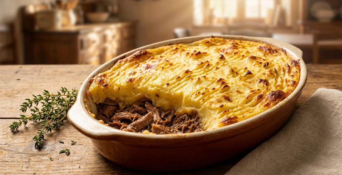 parmentier de canard facon grand mere