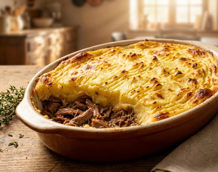 parmentier de canard facon grand mere