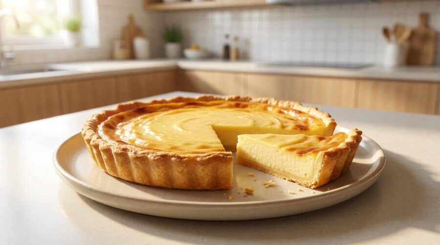 perfect flantaart golden crust creamy filling