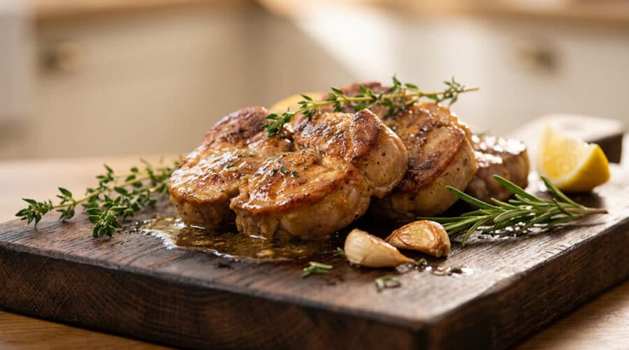 perfectly seared sot ly laisse with herbs and lemon