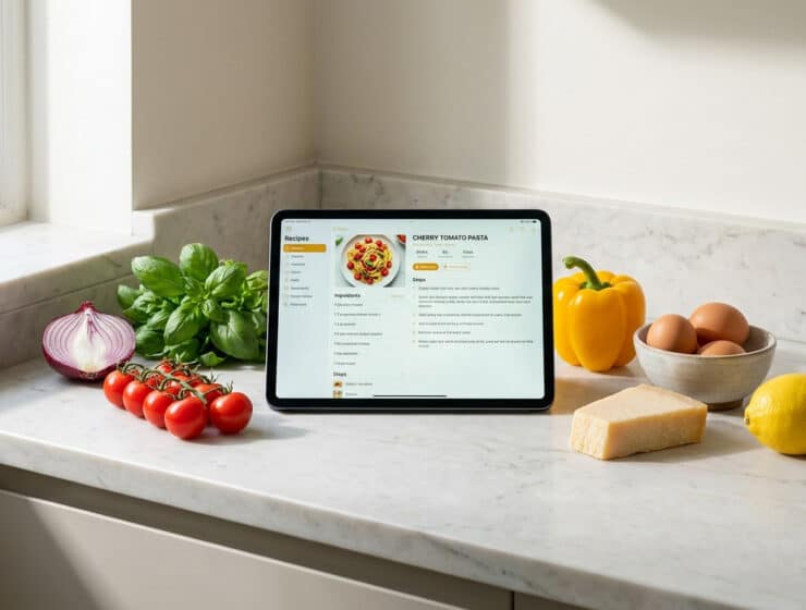 smart cooking with fresh ingredients