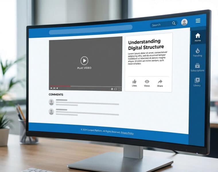 Anatomie d'une page YouTube avec éléments de branding et navigation