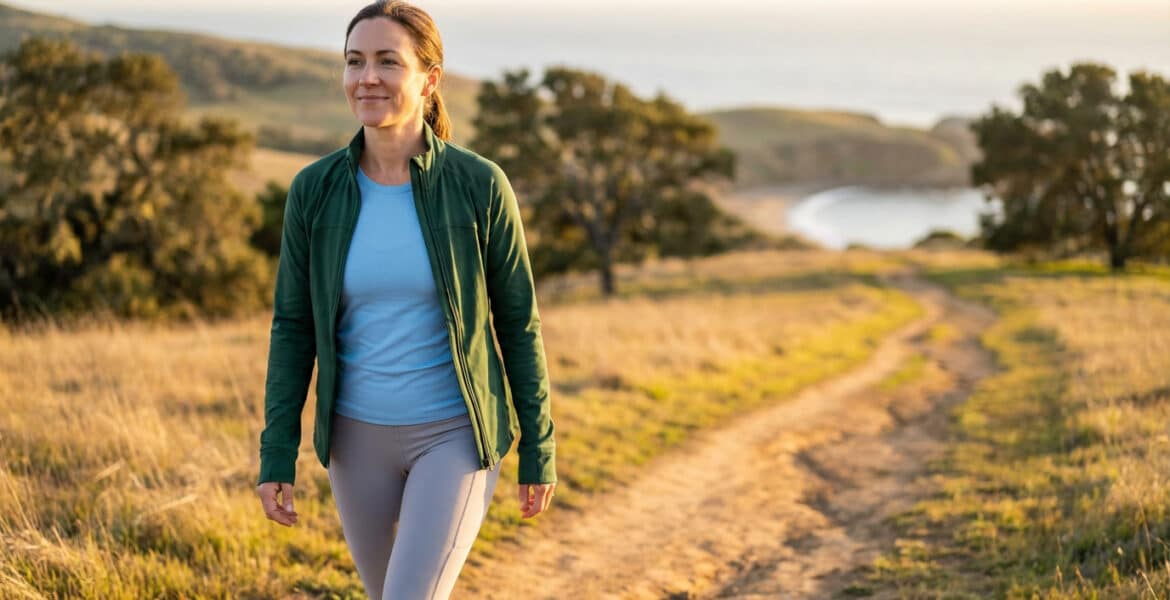 Person achieving sustainable weight loss of 20 kg through healthy lifestyle changes