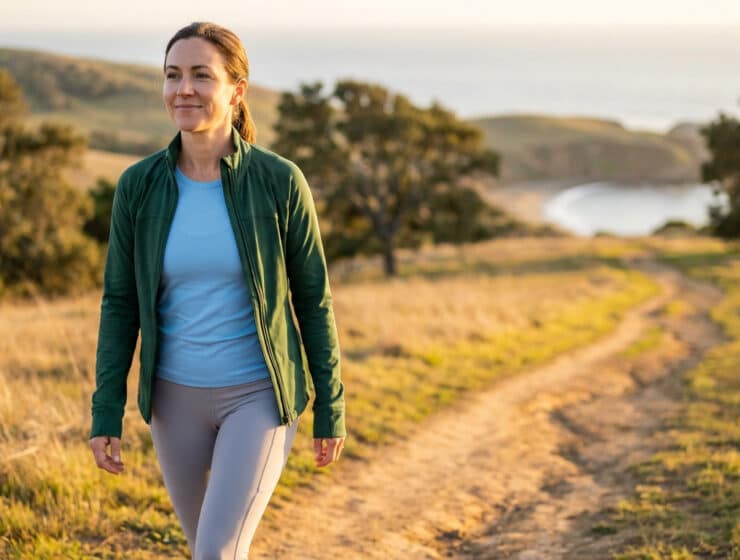 Person achieving sustainable weight loss of 20 kg through healthy lifestyle changes